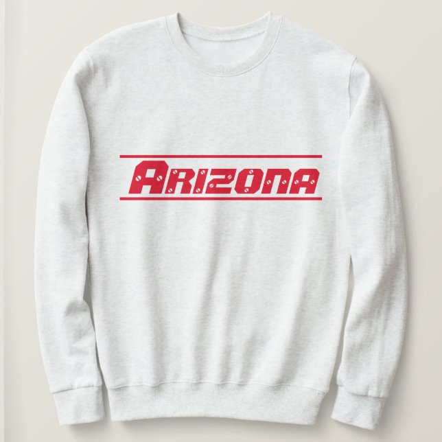 Camiseta Camisola-Arizona-de-suor feminino (Frente do Design)