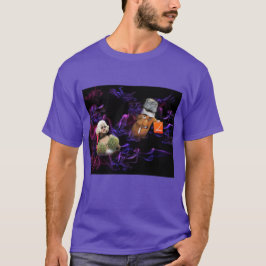 Camiseta Camisola básica com imagem não fumadores engraçada
