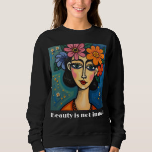 Camiseta Camisola Básica das Mulheres com mensagem positiva