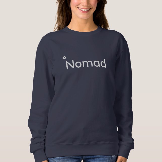 Camiseta Camisola Básica das Mulheres Nomad (Frente)