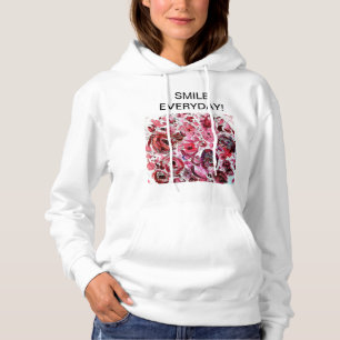 Camiseta Camisola básica de capuz, de uso feminino, paixona