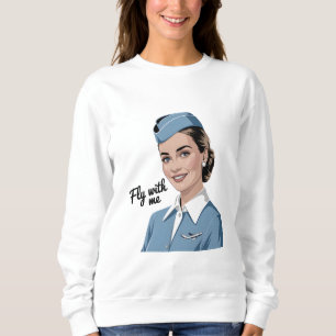Camiseta Camisola Básica Feminina Comissária de Bordo Escan
