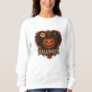 Camiseta Camisola Básica Feminina de Fantasma Assustador de