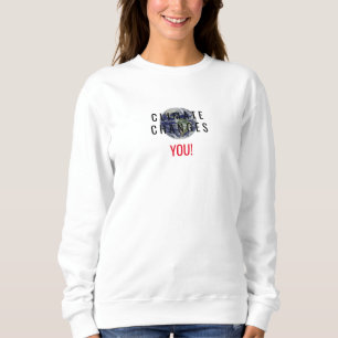 Camiseta Camisola branca com mensagem de conscientização so