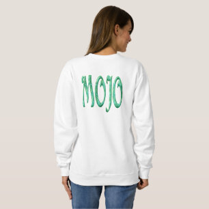 Camiseta Camisola branca de mulheres Mojo costas