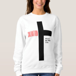 Camiseta Camisola branca de salvação
