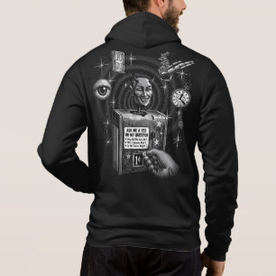 Camiseta Camisola com Capuz da Máquina do Destino Diabólica
