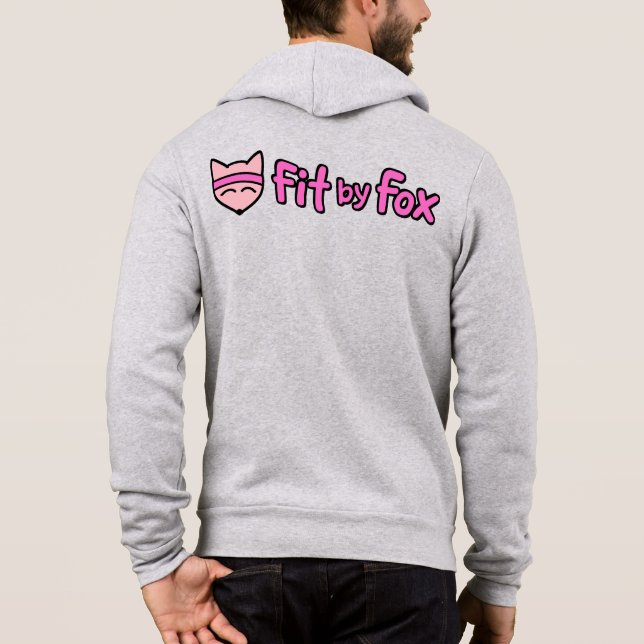Camiseta Camisola com capuz e zíper FitbyFox Fundamentals (Verso)