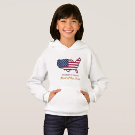 Camiseta Camisola com Capuz Freedom Is Power Kids