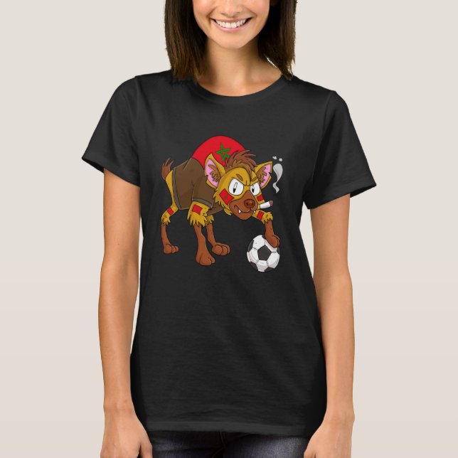Camiseta Camisola com capuz Hyäne Fan Morocco (Frente)