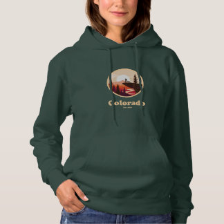 Camiseta Camisola com capuz para mulheres Colorado Est 1876