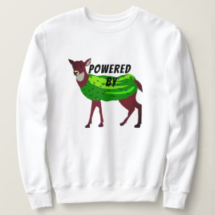 Camiseta Camisola com Capuz 'Powered by Dil Doe' - Humor Ad