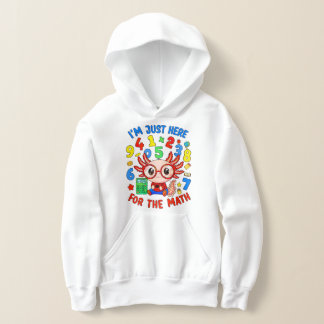 Camiseta Camisola com desenho engraçado de números de matem