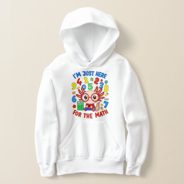 Camiseta Camisola com desenho engraçado de números de matem (Postura )