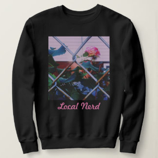 Camiseta Camisola cor-de-rosa do nerd local