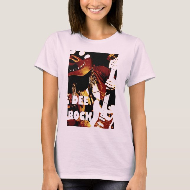 Camiseta Camisola de alças da GUITARRA de DEE (Frente)