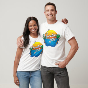 Camiseta Camisola de alças da vida das férias