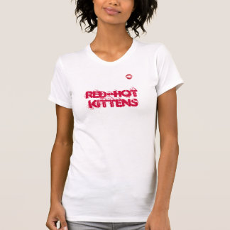 Camiseta Camisola de alças encarnado dos gatinhos