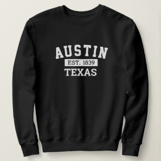 Camiseta Camisola de Austin Texas - Est 1839 Capuz de Lembr