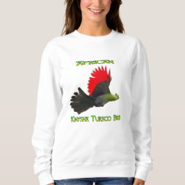Camiseta Camisola de ave africana Knysna Turaco