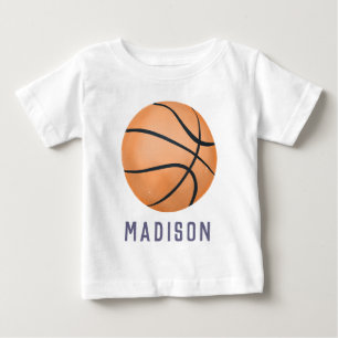 Camiseta Camisola de Basquete Moderno para Meninas Número E
