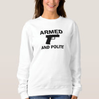 Camisola de camisola ARMADA e POLITA, de uso femin