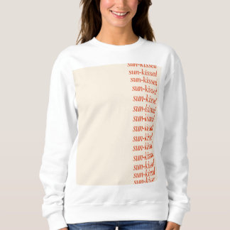 Camiseta Camisola de camisola, beijada pelo sol, é um doce