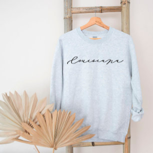 Camiseta Camisola de camisola de mulheres do estado Louisia