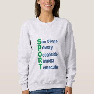 Camiseta Camisola de camisola fêmea ESPORTE TOURISME CA