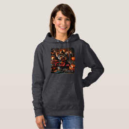 Camiseta Camisola de camisola feminina com um impressão de 