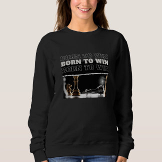 Camiseta Camisola de capuz BORN TO WIN Xadrez Vitória – Mot