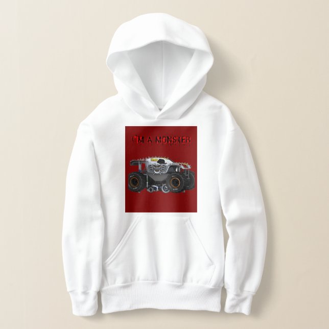 Camiseta Camisola de capuz 'SOU UM MONSTRO' (Postura )
