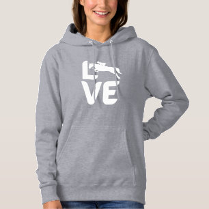 Camiseta Camisola de cavalo LOVE - Equestre bonito