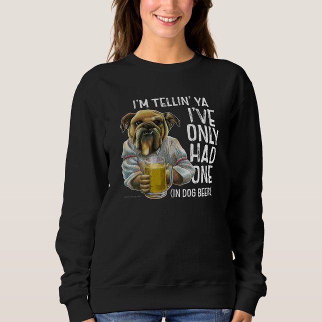 Camiseta Camisola de cerveja de cão (Frente)