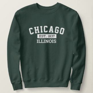 Camiseta Camisola de Chicago Illinois - Fundada em 1837 Sou