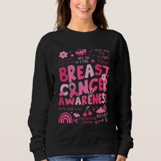 Camiseta Camisola de conscientização sobre o cancro da mama