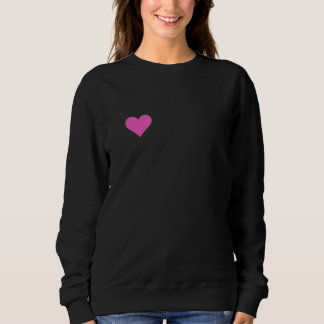 Camiseta Camisola de Coração Rosa – Capuz de Arte Elegante