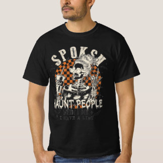 Camiseta Camisola de Esqueleto Engraçado, Eu Pretendo Assom