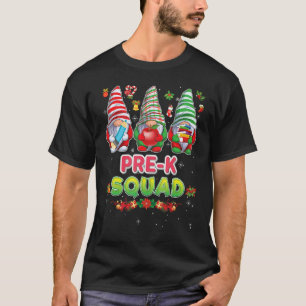 Camiseta Camisola de estudante de gnomo de Natal feliz da e