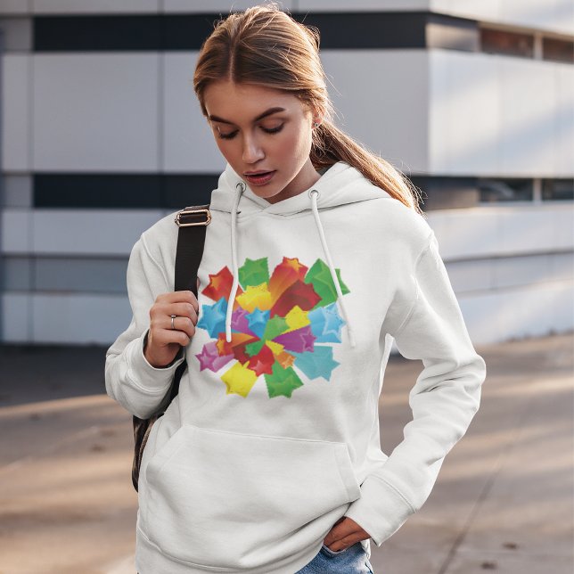 Camiseta Camisola de Explosão de Estrelas (Criador carregado)