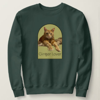 Camiseta Camisola de Fã de Gatos Laranja