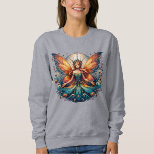 Camiseta Camisola de fada, Jumper mágico de pescoço de gali