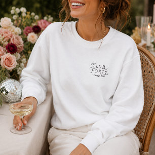 Camiseta Camisola de Frio Personalizada Club Forty