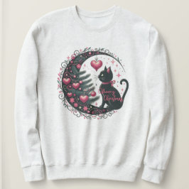 Camiseta Camisola de Gatinho de Natal