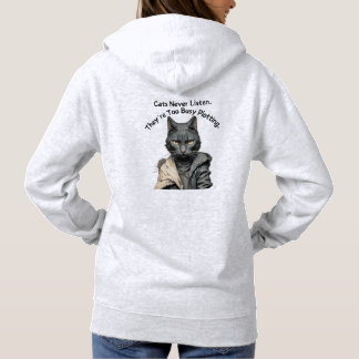 Camiseta Camisola-de-gato-capuz