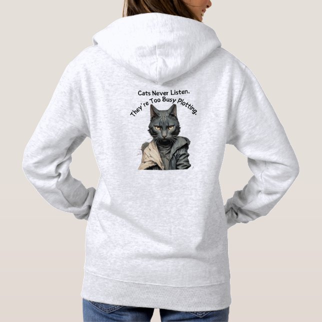 Camiseta Camisola-de-gato-capuz (Verso)