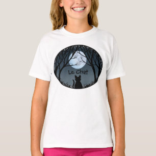 Camiseta Camisola de gato do gato do gato do gato
