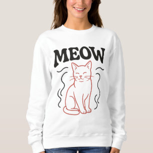 Camiseta Camisola de gato vermelho
