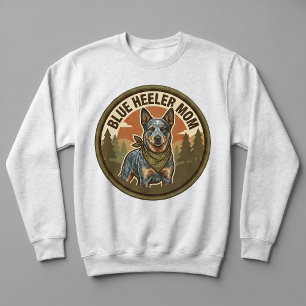 Camiseta Camisola de Mãe do Blue Heeler - Presente para Mãe