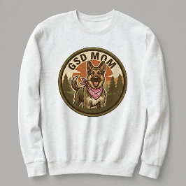 Camiseta Camisola de Mãe GSD Presente para Ela